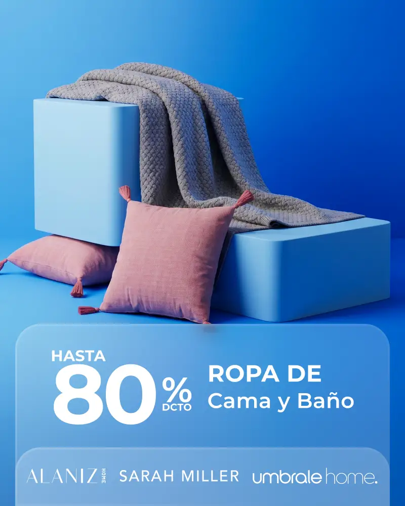 Hasta 80% Ropa de Cama