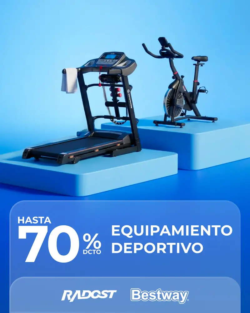 Hasta 70% Equipamiento depotivo