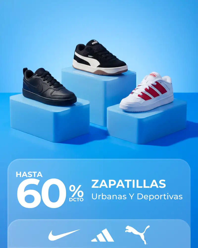 Hasta 60% Zapatillas