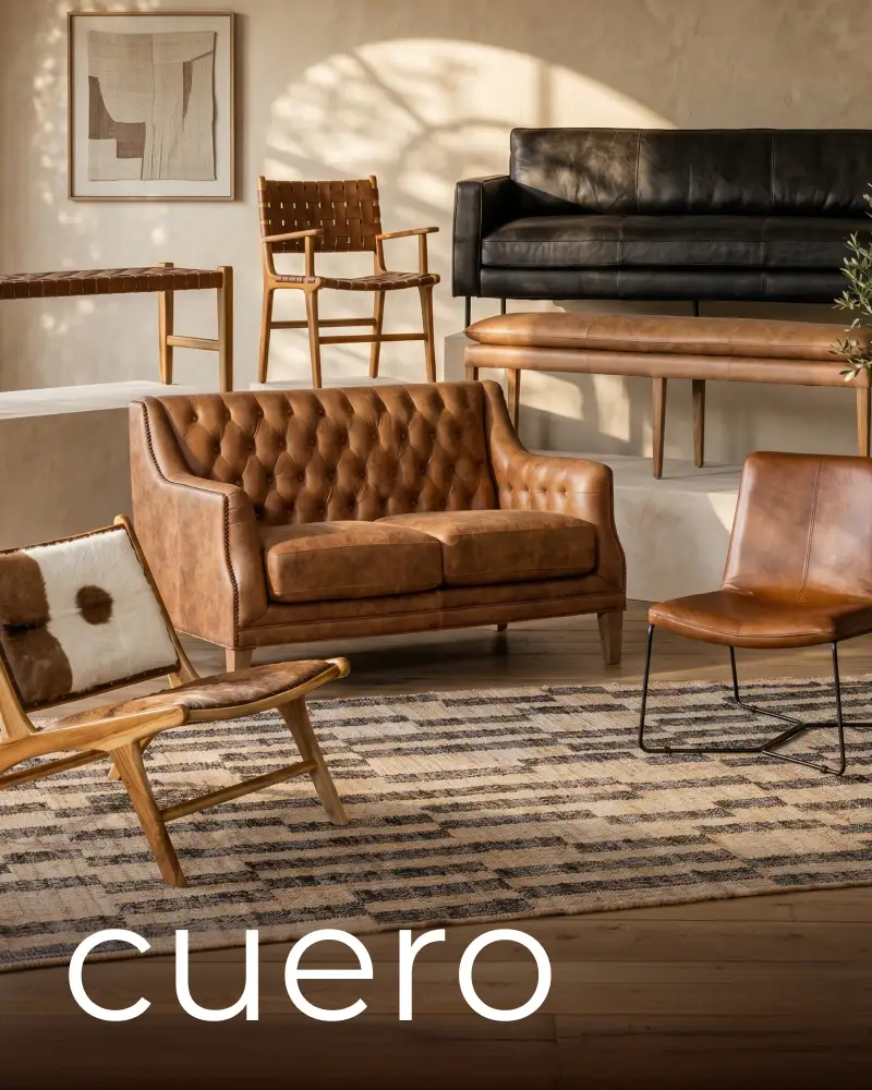 muebles de cuero