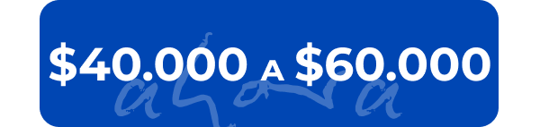 $40.000 a $60.000
