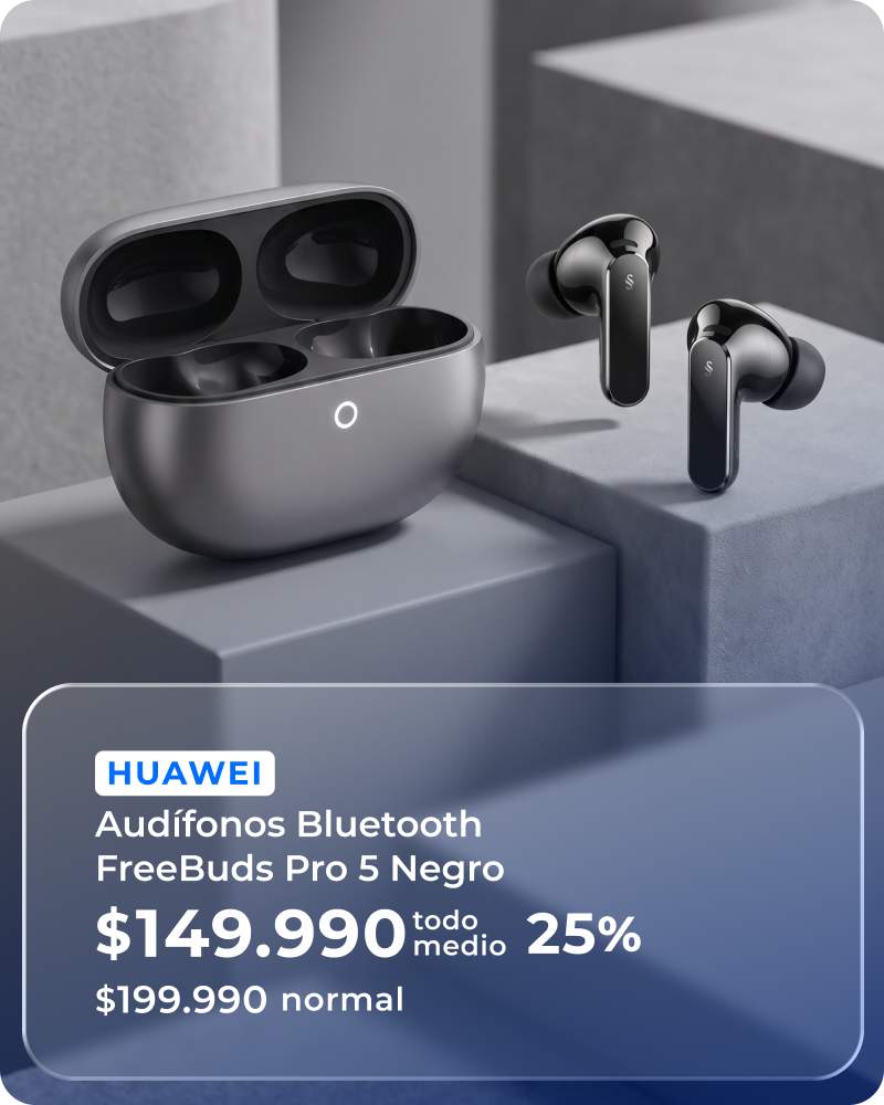 Audífonos Bluetooth FreeBuds Pro 5 a $149.990 con Tarjeta Cencosud