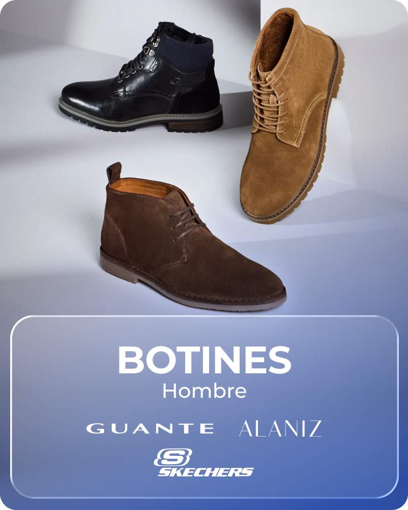 Botines Hombre hasta 40% de dcto