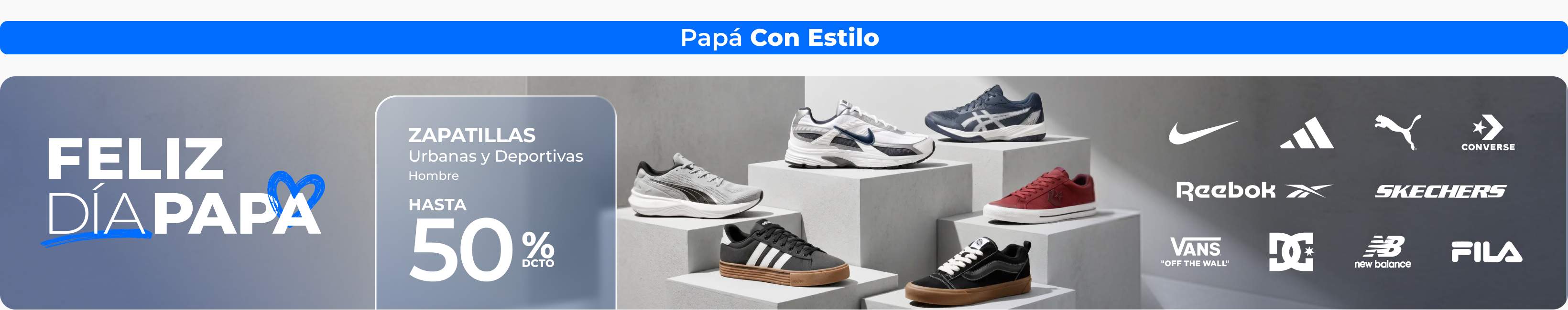 Zapatillas Urbanas y Deportivas hasta 50% de dcto