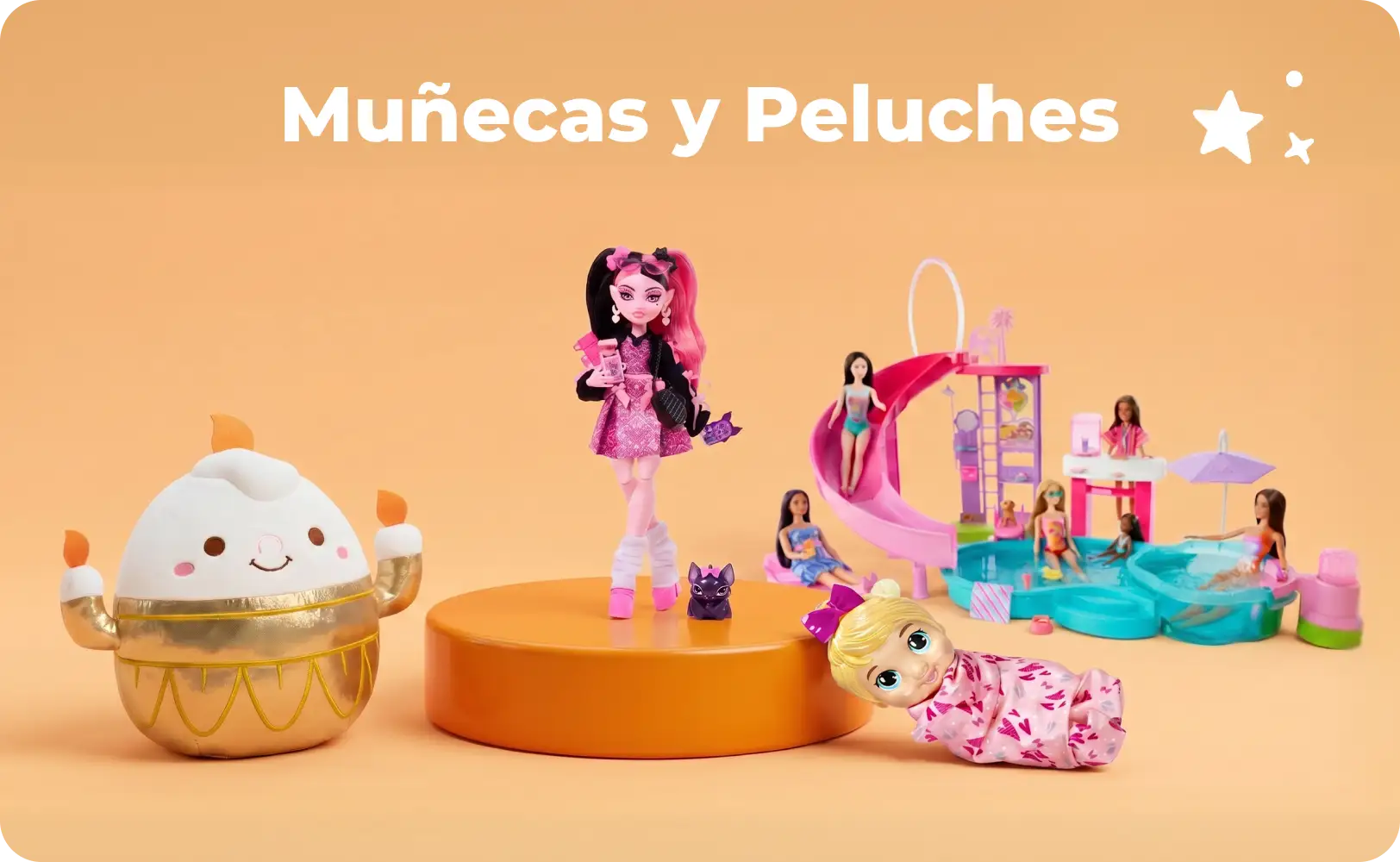Muñecas y peluches