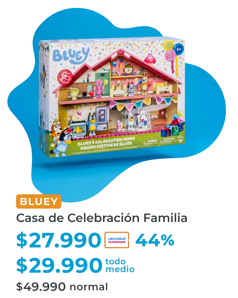 Casa de Celebración Familia Bluey