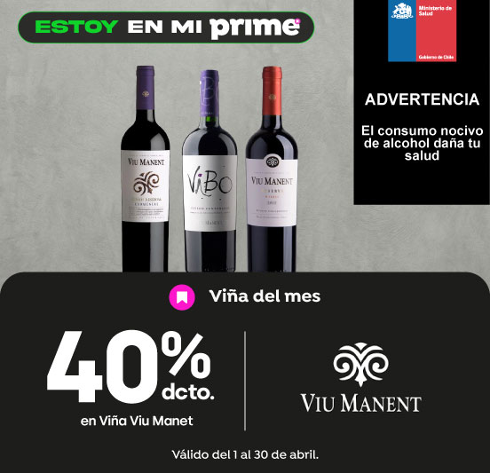 40% descuento toda la viña Carmen