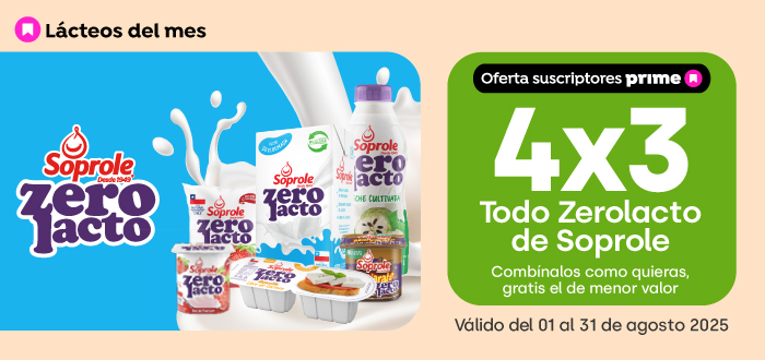 4x3 todo zerolacto de soprole