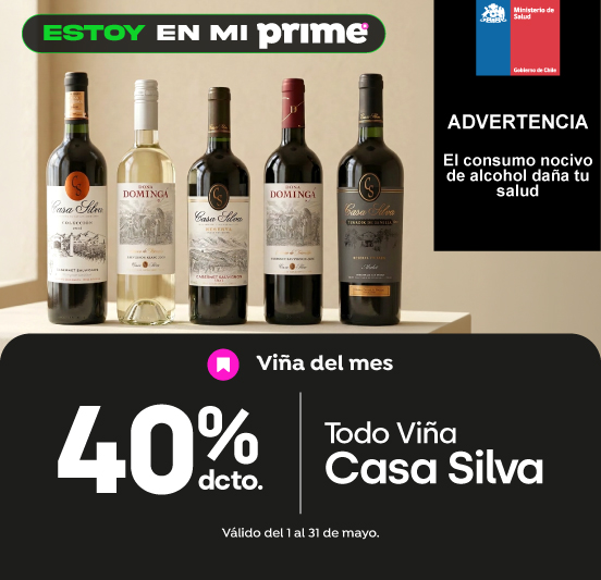 40% descuento toda la viña Carmen