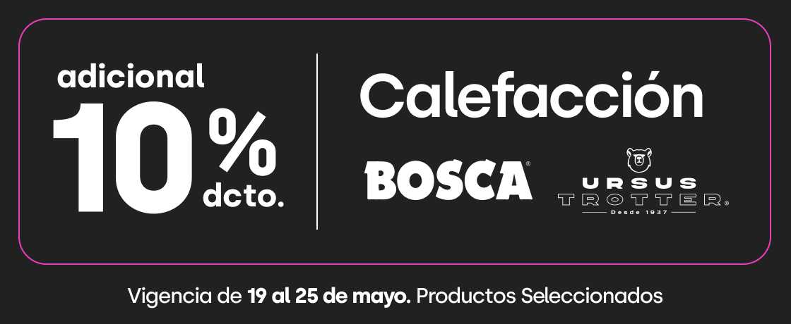 10% descuento adicional en Calefacción